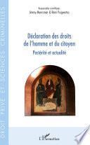 Déclaration des droits de l'homme et du citoyen