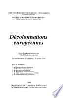 Décolonisations européennes