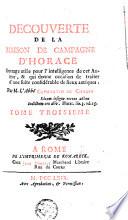 Découverte de la maison de campagne d'Horace