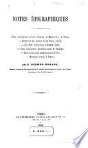 Découvertes archéologiques faites à Nimes et dans le Gard, pendant l'année 1869