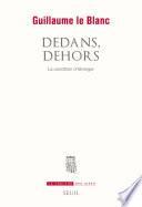 Dedans, dehors. La condition d'étranger