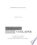 Dédicaces à Paul Verlaine