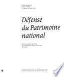 Défense du patrimoine national