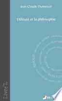 Deleuze et la philosophie