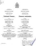 Délibérations Du Comité Senatorial Permanent Des Finance Nationales