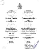 Délibérations Du Comité Senatorial Permanent Des Finance Nationales