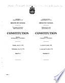 Délibérations Du Comité Spécial Du Sénat Sur la Constitution