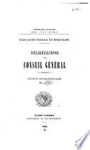 Déliberations du Conseil Général
