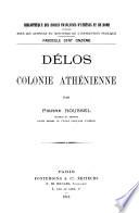 Délos, colonie athénienne