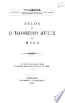 Délos et la transgression actuelle des mers