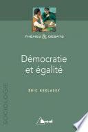 Démocratie et égalité