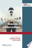 Démocratie et politiques publiques