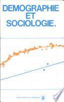 Démographie et sociologie