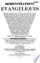 Démonstrations évangéliques de Tertullien, Origène, Eusèbe ... [et al.]