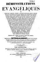 Démonstrations évangéliques de Tertullien, Origène, Eusèbe ... [et al.]