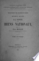 Departement des Bouches-du-Rhone. Documents relatifs a la vente des biens nationaux