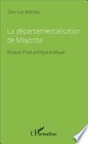 Départementalisation de Mayotte