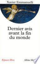 Dernier Avis avant la fin du monde