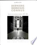 Derniers domiciles connus