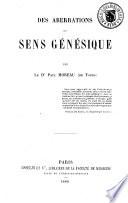 Des aberrations du sens génésique