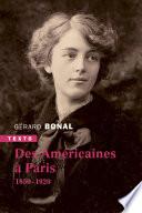 Des Américaines à Paris