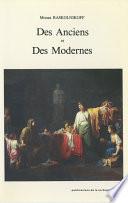 Des Anciens et des Modernes