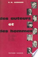 Des auteurs et des hommes