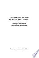 Des campagnes vivantes