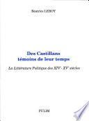 Des Castillans témoins de leur temps