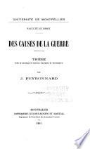 Des causes de la guerre