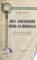 Des chasseurs dans la débâcle