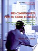 Des communautés plus ou moins civiques