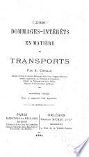 Des dommages-intérêts en matière de transports