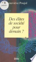 Des élites de la société pour demain ?