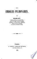 Des embolies pulmonaires