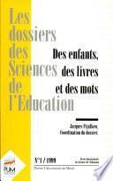 Des enfants, des livres et des mots