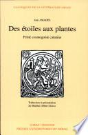 Des étoiles aux plantes