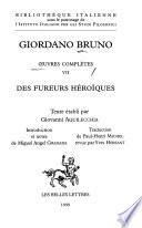 Des fureurs heroiques
