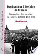 Des hommes à l'origine de l’Europe