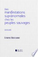 Des manifestations supranormales chez les peuples sauvages