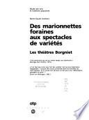 Des marionnettes foraines aux spectacles de variétés