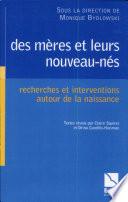 Des mères et leurs nouveau-nés