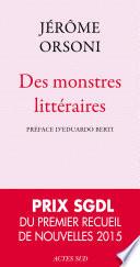 Des monstres littéraires