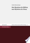 Des mystères de Mithra aux mystères de Jésus