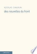 Des nouvelles du front
