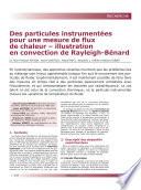 Des particules instrumentées pour une mesure de flux de chaleur – illustration en convection de Rayleigh-Bénard
