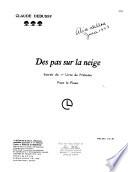 Des pas sur la neige