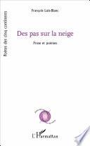 Des pas sur la neige