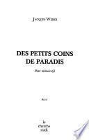 Des petits coins de paradis