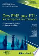 Des PME aux ETI : les entreprises en croissance